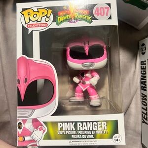 Never opened 407 mighty morphin power rangers POP PINK RANGER